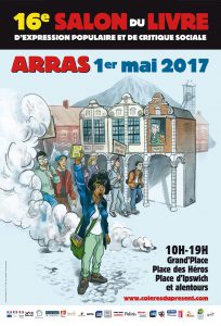 Affiche du 16ème Salon du livre d'expression populaire et de critique sociale (Arras)